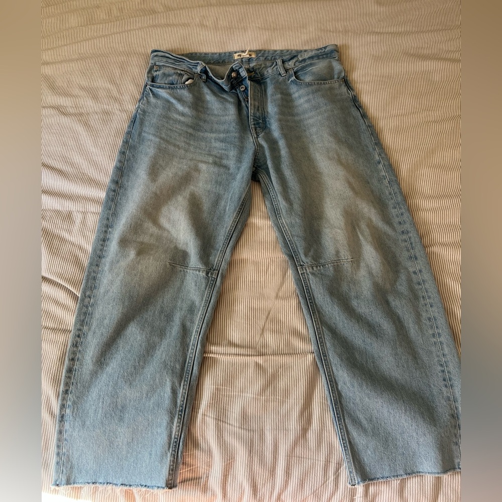 Madewell Darted Barrel Jean